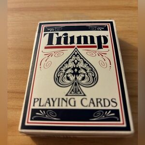 Trump Elegant Black and White Playing Cards
Collectable